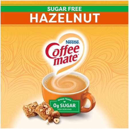 COFFEE MATE Coffee-Mate Sugar Free Hazelnut Powder Creamer 10.2 oz. Canister, PK6 00050000327980